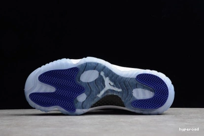 Hyperoad JORDAN LOW AIR BLACK RETRO MENS 11  WHITE 